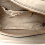 Pebbled Calfskin Small Soho Disco Bag Off White