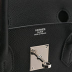 Epsom Birkin 30 Black