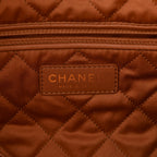 Shiny Calfskin Quilted Small Chanel 22 Beige