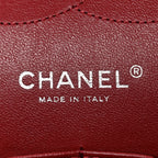 Caviar Quilted Jumbo Double Flap Burgundy
