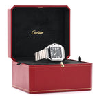 Stainless Steel 39.8mm Santos De Cartier Automatic Watch Green