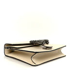 Textured Calfskin Crystal Mini Dionysus Shoulder Bag Mystic White