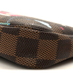 Damier Ebene 2020 Christmas Animation Big Wheel Mini Pochette Accessories Rose Ballerine