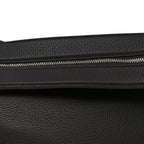 Grained Calfskin Small Slouchy Banana Bag Dark Brown