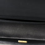 Lambskin Quilted Mini Rectangular Flap Black