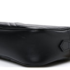 Calfskin Matelasse Small GG Marmont Chain Shoulder Bag Black