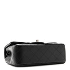 Caviar Quilted Mini Rectangular Flap Black