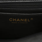 Lambskin Quilted Mini Rectangular Flap Black