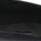 Calfskin Embossed Stitch Large Boy Flap Black