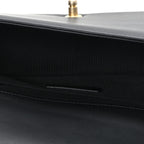 Calfskin Quilted Medium Boy Flap Black