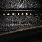Lambskin Matelasse Medium GG Marmont Shoulder Bag Black