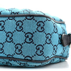 Monogram Multicolor Matelasse Diagonal Small GG Marmont Chain Shoulder Bag Light Blue