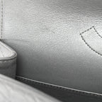 Metallic Aged Calfskin Quilted 2.55 Reissue 226 Flap Silver
