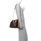 Mon Monogram Speedy Bandouliere 30 Indigo Blue Khaki