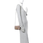 Calfskin Matelasse Super Mini GG Marmont Shoulder Bag Porcelain Rose