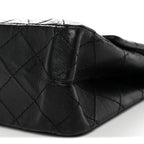 Aged Calfskin Quilted 2.55 Reissue 226 Flap Black