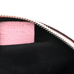GG Supreme Monogram Psychedelic Round Shoulder Bag Black Multicolor Sugar Pink
