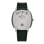 Stainless Steel Calfskin 35mm Grip Quartz Watch Green