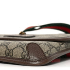 GG Supreme Monogram Neo Vintage Web Belt Bag Brown
