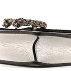 Metallic Calfskin Super Mini Dionysus Shoulder Bag Silver