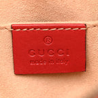 Calfskin Matelasse GG Marmont Belt Bag 85 34 Hibiscus Red