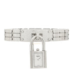Stainless Steel Diamond Pave 16mm Kelly Quartz Watch