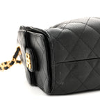 Caviar Quilted Mini Chanel 25 Handbag Black