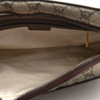 Soft GG Supreme Monogram Medium Ophidia Belt Bag Dark Brown