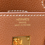 Togo Birkin 25 Gold