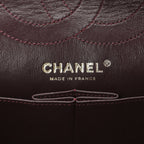 Distressed Patent Quilted 2.55 Reissue 226 Flap Black