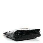 Shiny Calfskin Quilted Small Chanel 22 Black