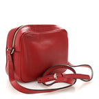 Pebbled Calfskin Small Soho Disco Bag Tabasco Red