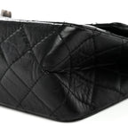 Aged Calfskin Quilted 2.55 Reissue 226 Flap Black