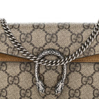 GG Supreme Monogram Super Mini Dionysus Shoulder Bag Taupe