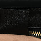 Monogram Matelasse Diagonal Small GG Marmont Shoulder Bag Beige Black