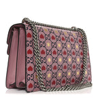Calfskin Valentine's Day Exclusive Small Dionysus Bag Pink