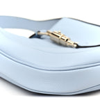 Grained Calfskin Web Medium Jackie 1961 Hobo Light Blue