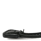 Calfskin Matelasse Sylvie Web GG Marmont Bucket Bag Black