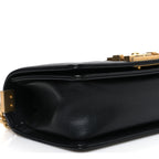 Caviar Quilted Small Boy Flap Black