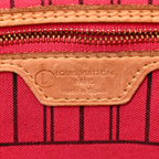 Monogram Bay Neverfull MM Rose Ballerine Poppy