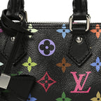 LV X TM Monogram Multicolor Nano Speedy Black