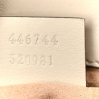 Calfskin Matelasse Mini GG Marmont Shoulder Bag White