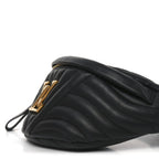 Calfskin Quilted New Wave Bumbag Black