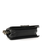 Caviar Quilted Small Boy Flap Black