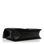 Calfskin Quilted New Medium Boy Flap Black