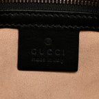 Calfskin Matelasse Small GG Marmont Shoulder Bag Black