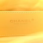 Suede Quilted Mini Chanel 25 Handbag Yellow