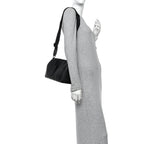 Grained Calfskin Aerogram City Keepall Black