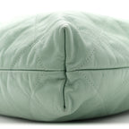 Shiny Calfskin Quilted Small Chanel 22 Light Green