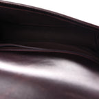 Goatskin Quilted New Medium Boy Handle Flap Burgundy